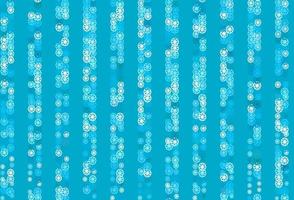 Light BLUE vector cover with beautiful snowflakes.