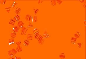 Light Orange vector backdrop with lines, circles, rhombus.