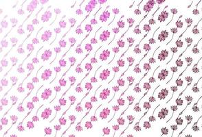 Light Pink vector sketch pattern.