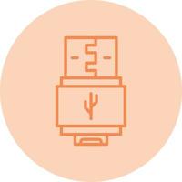 icono de vector de unidad flash usb