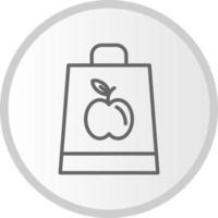 Food Bag Vector Icon