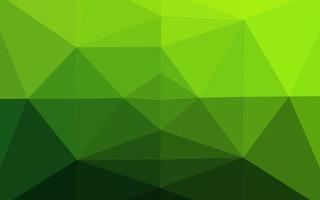 Light Green vector abstract mosaic backdrop.