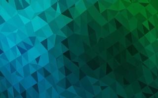 Dark Blue, Green vector triangle mosaic template.