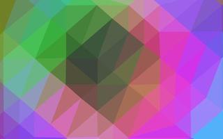 Light Multicolor, Rainbow vector abstract mosaic backdrop.