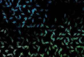 Dark BLUE vector sketch backdrop.