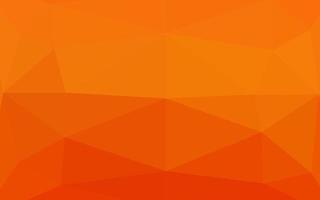 Light Orange vector polygon abstract background.