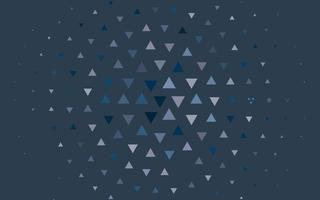 Light BLUE vector backdrop with lines, triangles.