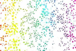 Light multicolor, rainbow vector background with abstract forms.