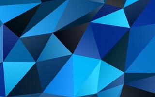 Light BLUE vector abstract polygonal cover.