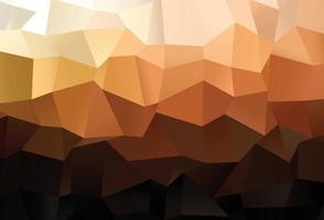 Dark Orange vector polygon abstract backdrop.