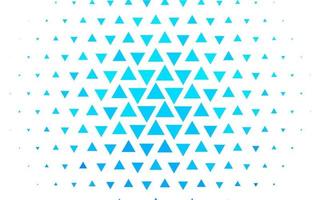 Light BLUE vector background with triangles.