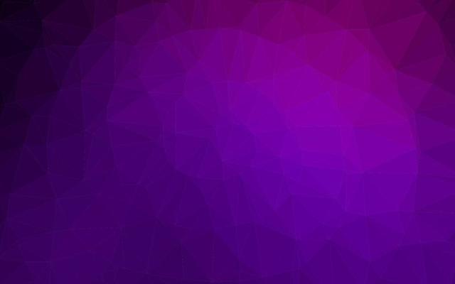 Dark Purple vector polygonal pattern.