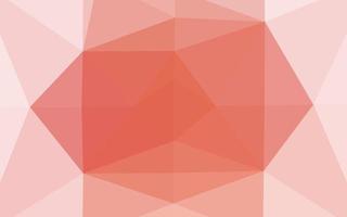 Light Red vector polygonal template.