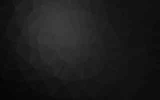 Dark Silver, Gray vector polygon abstract background.