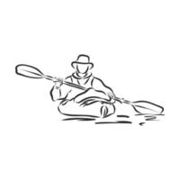 boating vector sketch