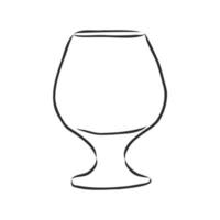 glass vector sketch