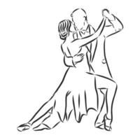 latin american dance vector sketch