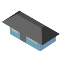isometrische klein huis png
