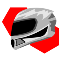 Grey Motorcycle Helmet png