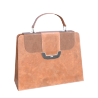 woman's bag isolated 3d rendering png