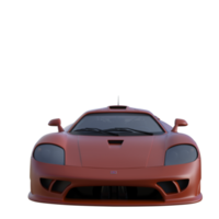 Super car isolated 3d rendering png