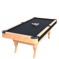 Billard isolierte 3D-Darstellung png