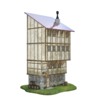 classico Casa isolato 3d interpretazione png