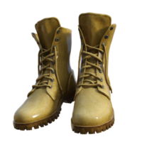 botas aisladas 3d renderizado png