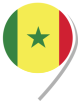 icono de registro de la bandera de senegal. png