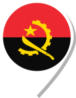 Angola-Flagge Check-in-Symbol. png