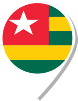 Togo flagga checka in ikon. png