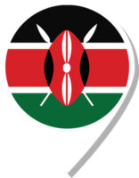 Kenia-Flaggen-Check-in-Symbol. png