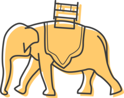 Elefant-Symbol, flache Ikone Kambodschas. png