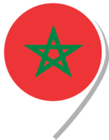 Morocco flag check-in icon. png