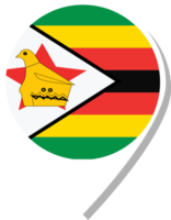 icono de check-in de la bandera de zimbabwe. png