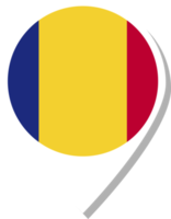 Chad flag check-in icon. png