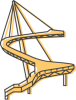 langkawi sky bridge symbol, malaysia flaches symbol. png