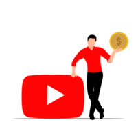 creador de contenido de youtube y monetización de youtube png