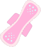 toalla sanitaria femenina.menstruación.ciclo menstrual png