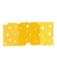 illustration de tranches de fromage. png
