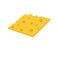 fatias ilustração de queijo. png