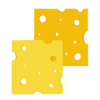 rebanadas de ilustración de queso. png