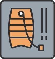 Bodyboard Vector Icon