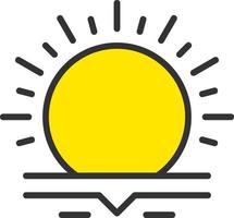 Sun Vector Icon