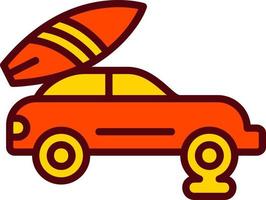 Puncture Car Vector Icon