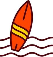 Surfboard Vector Icon