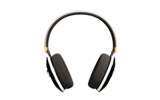 Headphones design 3d rendering for product mockup png