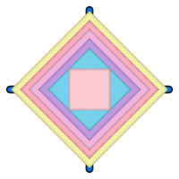 Pastel Square Decoration png