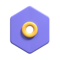 3D Illustration of a setting with aesthetic colors suitable for web, apk or additional ornaments for your project png