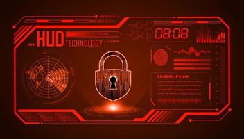 Modern HUD Technology Screen Background vector